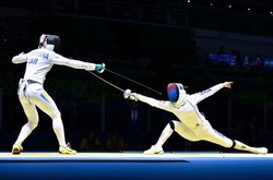 Ріо--2016. Шпажистки Шемякіна і Кривицька виграли свої матчі 1/16 фіналу