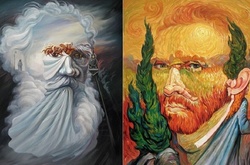 Оптические иллюзии от украинского художника: картины, на которые нужно взглянуть дважды