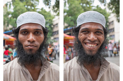 Фотограф показал, как улыбка влияет на человека