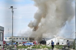 У Німеччині горів табір мігрантів, є постраждалі