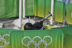 На Олімпійських Іграх у Ріо на вболівальників впала велика камера спостереження, є постраждалі