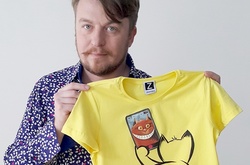 Украинские дизайнеры выпустили коллекцию футболок с изображением кошек