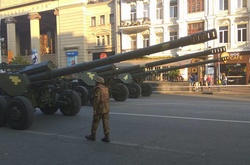 Репетиція військового параду до Дня Незалежності. Фоторепортаж
