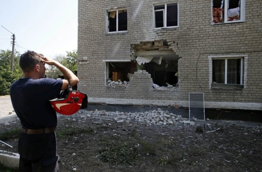 У Мар'їнці бойовики обстріляли житловий будинок