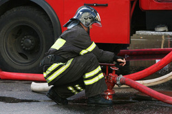 На лівому березі столиці горіла офісна будівля