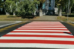 У Голосіївському та Деснянському районах облаштовано нові підвищені пішохідні переходи