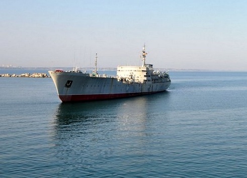 В Одеському порту горіло судно ВМС «Донбас»