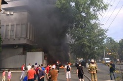 Безлад під будівлею «Інтера» починався як мирний мітинг ветеранів АТО