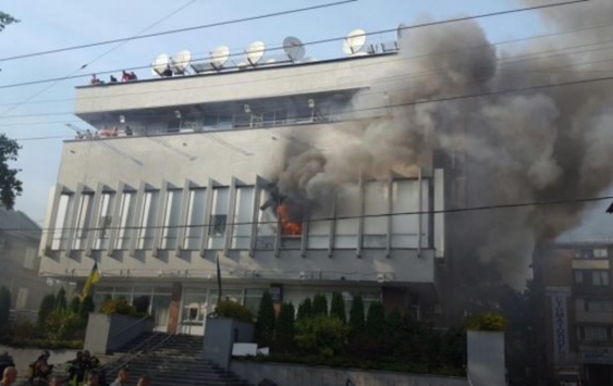 Будівлю «Інтера» підпалювали двічі - ДержНС