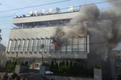 Будівлю «Інтера» підпалювали двічі - ДержНС