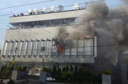 «Інтер» вимагає від Порошенка розслідувати підпал телеканалу