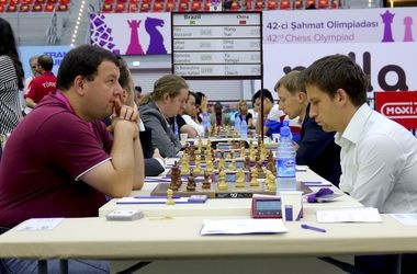 Українські шахісти синхронно перемагають на Олімпіаді