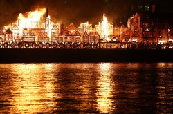 У Лондоні спробували відтворити Велику пожежу 1666 року