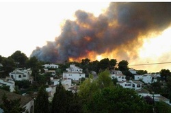 В Іспанії горять ліси, сотні людей евакуйовано