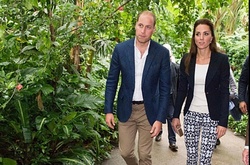 Кейт Миддлтон вышла в свет в брюках за 25$