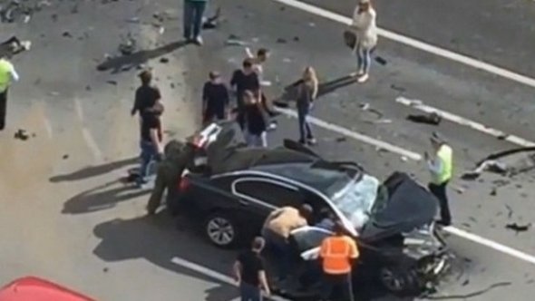 У Москві броньоване авто Путіна потрапило в ДТП