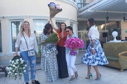 Танцы на столе и прыжки в бассейн: Жена Табачника с размахом отметила 45-летие 