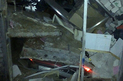 На вихідних у Подільському районі вибухнув гараж