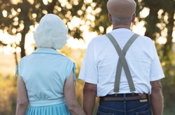 Фотосессия супругов к 57-й годовщине свадьбы в стиле кинофильма «Дневник памяти» 