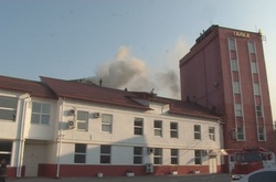 У Львові горіла кавова фабрика 