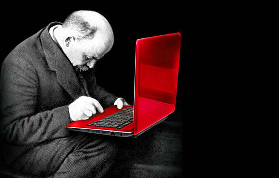 Передвиборні агітки: російські комуністи дали Леніну ноутбук, а Сталіну – електронну сигарету