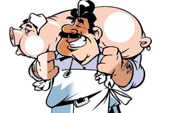 Мясник-дизайнер создал пляжные тапочки из сала