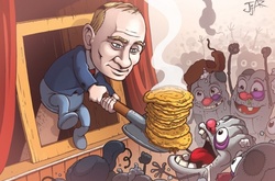 Путін як бог росіян