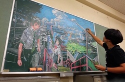 Невероятные репродукции известных картин нарисованные мелом покорили соцсеть