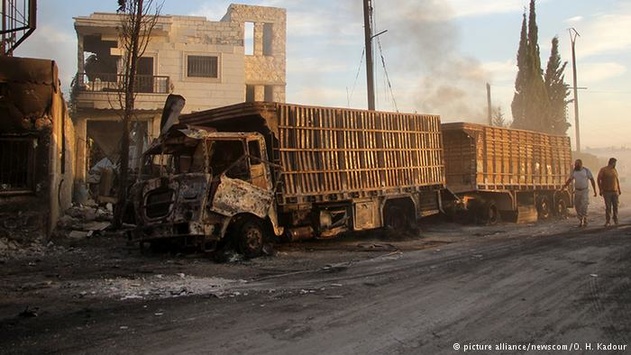На місці атаки на гумконвой у Сирії знайдено залишки російської бомби