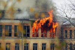 На Печерську горіла школа. Евакуйовано 600 учнів