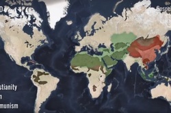 Як поширювалося християнство на карті світу протягом 2000 років