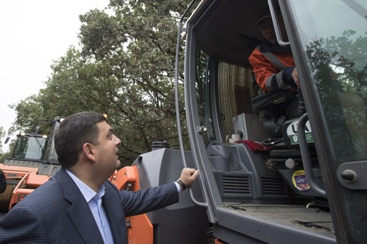 Гройсман присів на доріжку