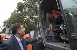 Гройсман присів на доріжку