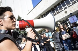 Українки підтримали польських жінок. Протест проти заборони абортів