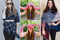 Как носить палантин: 5 простых, но эффектных вариантов