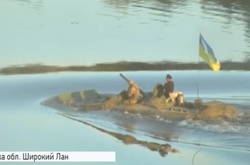 Резервісти ЗСУ відпрацьовують умовне знищення ворога на полігоні «Широкий Лан»