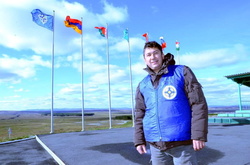 Прес-секретар ОДКБ Володимир Зайнетдінов. &copy; Фото з Facebook 