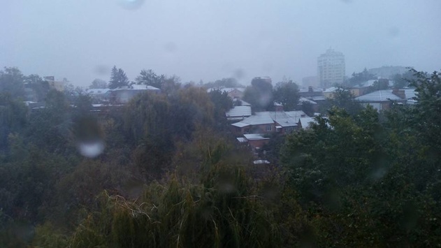 У Вінниці випав сніг 