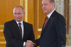  Володимир Путін та Реджеп Таїп Ердоган в Стамбулі 10 жовтня 