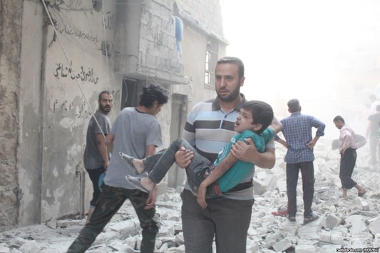 Жахливі наслідки бомбардування сирійського Алеппо Росією. Фотогалерея