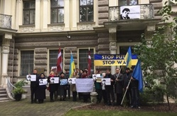 14 жовтня у столиці Латвії пройшла проукраїнська акція