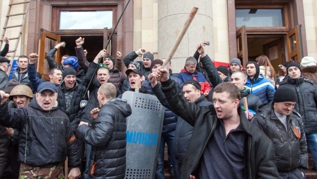 Чотирьох фігурантів справи про захоплення Харківської обладміністрації відправили за ґрати