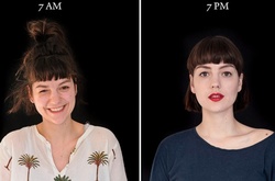 Бельгийский фотограф показала, как выглядят люди в 7 утра и в 7 вечера
