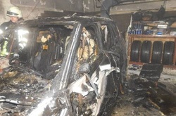 На Оболоні спалахнув підземний паркінг