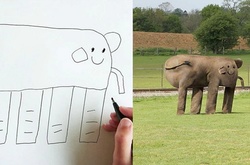Забавно и мило: папа создает реалистичные версии рисунков своего сына