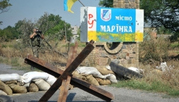 Російські бойовики три години обстрілювали пост «Мар’їнка»