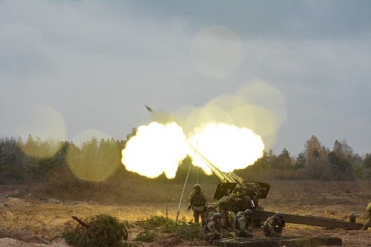 Фоторепортаж зі змагань українських артилеристів