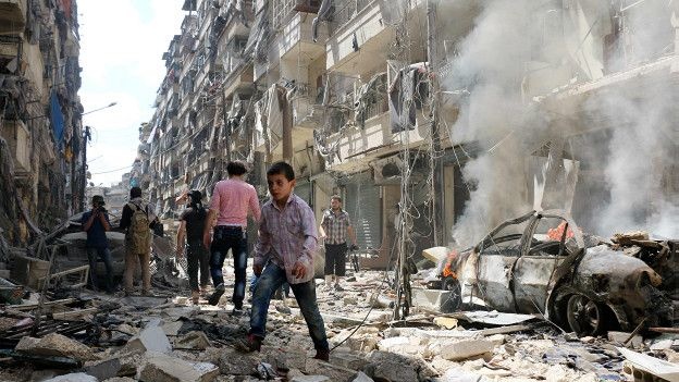 Путін вирішив оголосити в Алеппо «гуманітарну паузу»