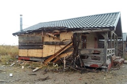  Розрушений внаслідок обстрілу будинок у Виноградному 