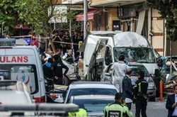 Місце вибуху біля відділку поліції в Діярбакирі